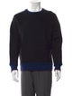 Acne Studios Colorblock Pattern Crew Neck Pullover