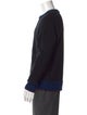 Acne Studios Colorblock Pattern Crew Neck Pullover