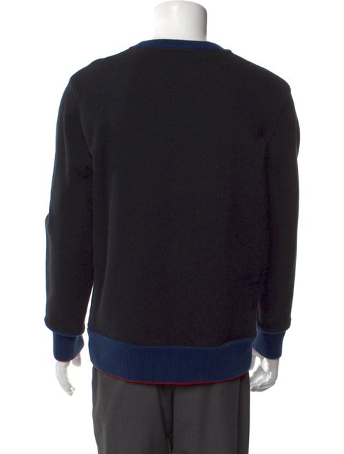 Acne Studios Colorblock Pattern Crew Neck Pullover