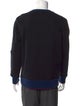 Acne Studios Colorblock Pattern Crew Neck Pullover