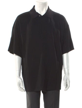 Acne Studios Collar Short Sleeve Polo Shirt