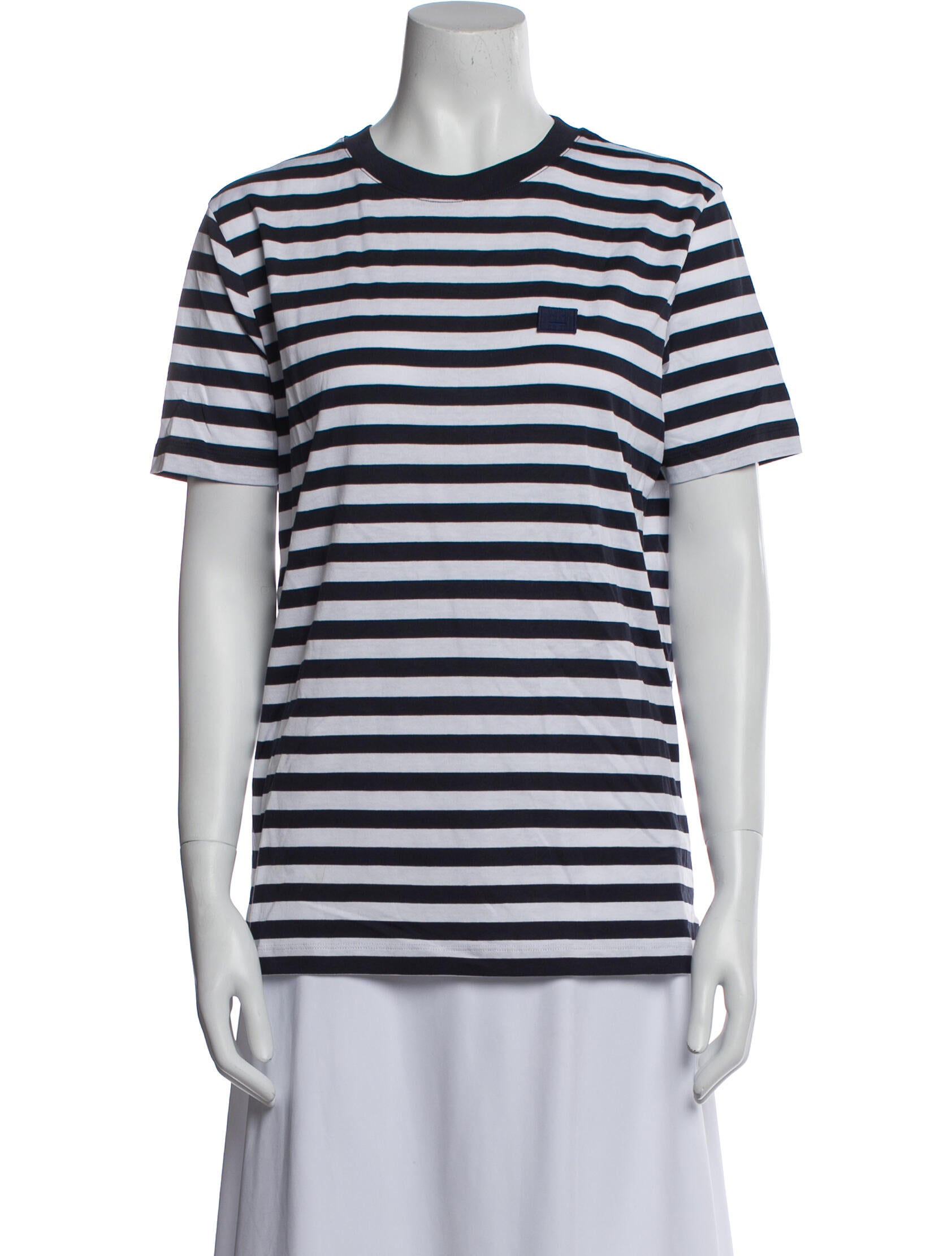 Acne Studios Striped Crew Neck T-Shirt