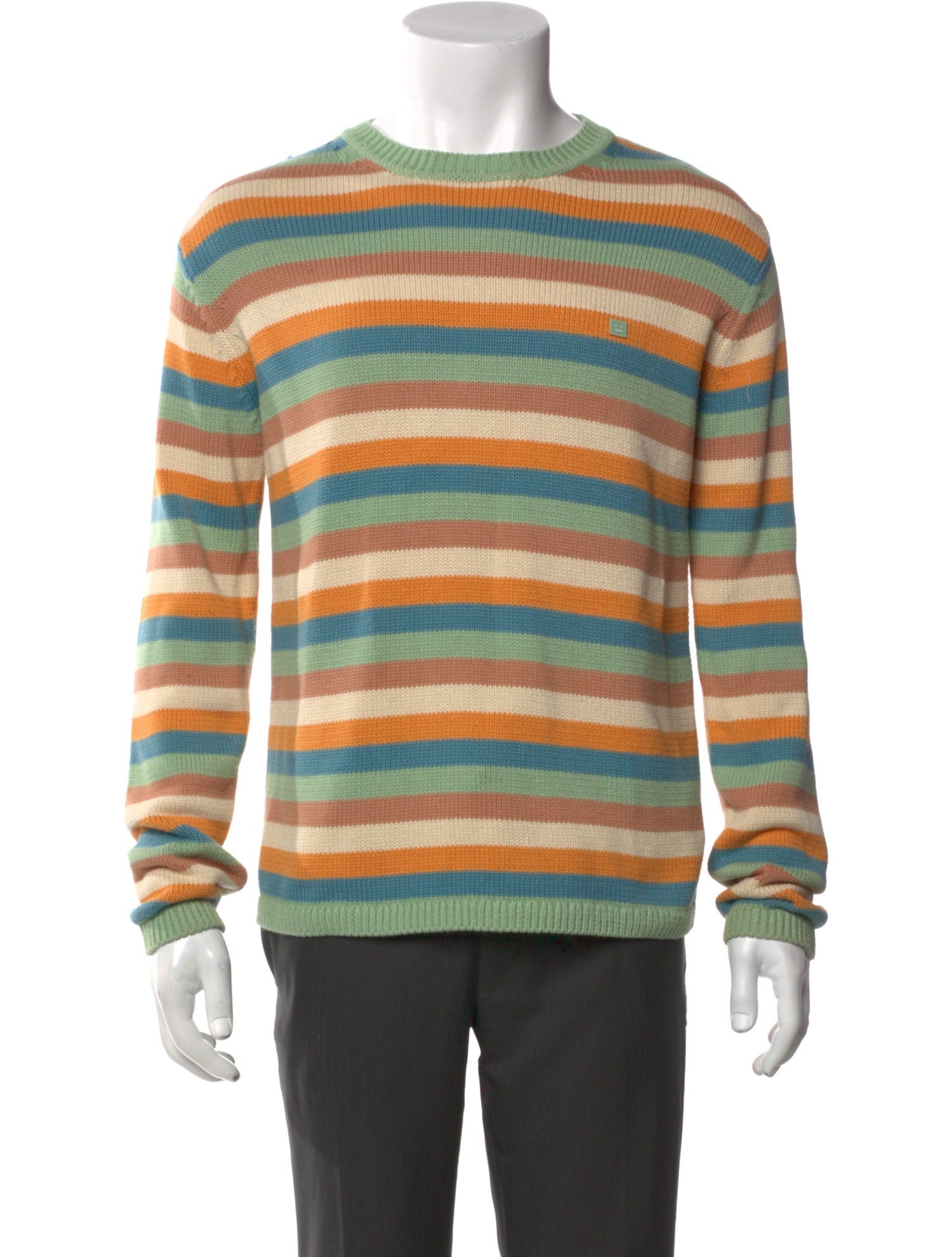 Acne Studios Striped Crew Neck Pullover
