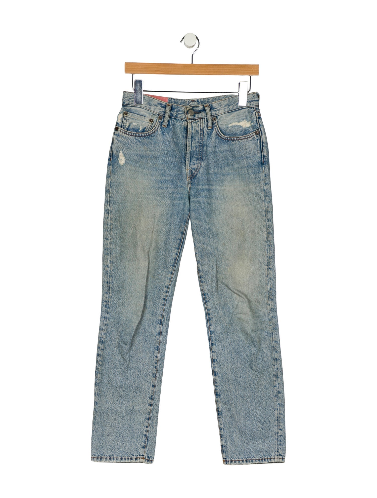 Acne Studios Mid-Rise Straight Leg Jeans
