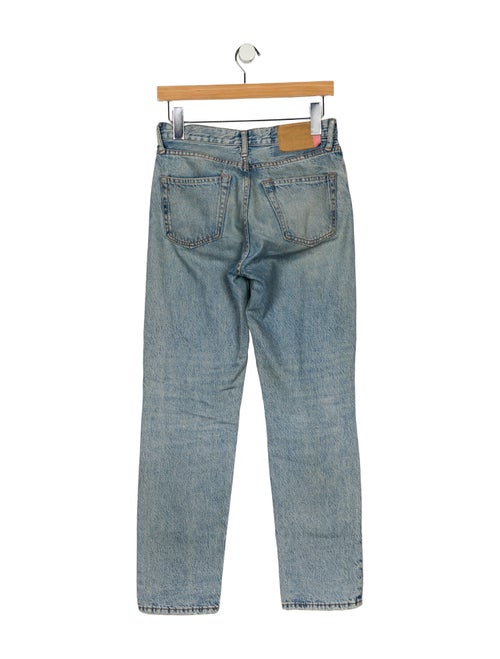 Acne Studios Mid-Rise Straight Leg Jeans