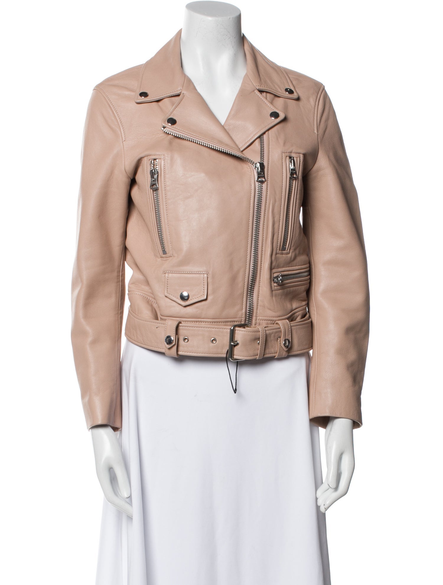 Acne Studios Lamb Leather Biker Jacket