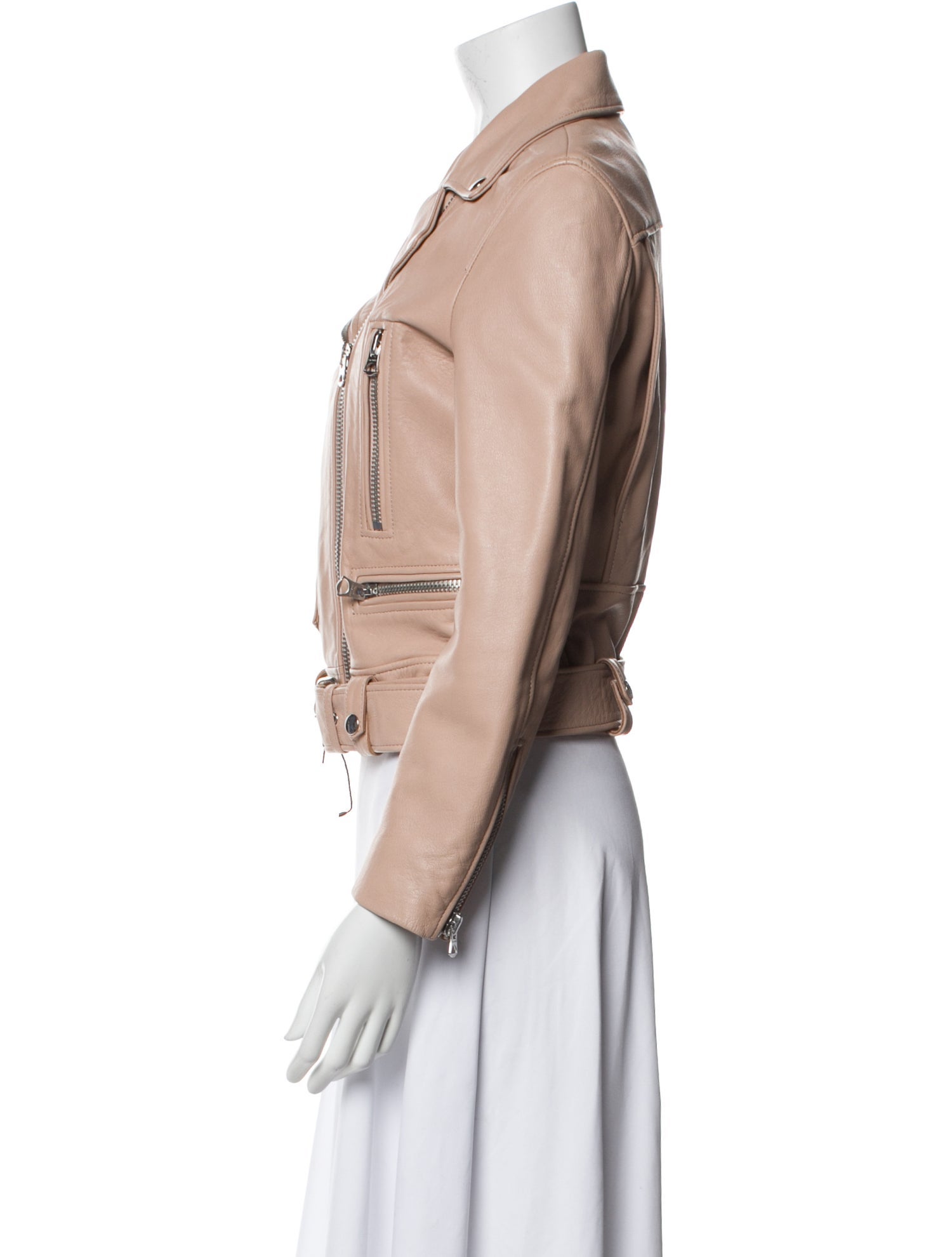 Acne Studios Lamb Leather Biker Jacket