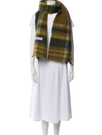 Acne Studios Plaid Print Scarf
