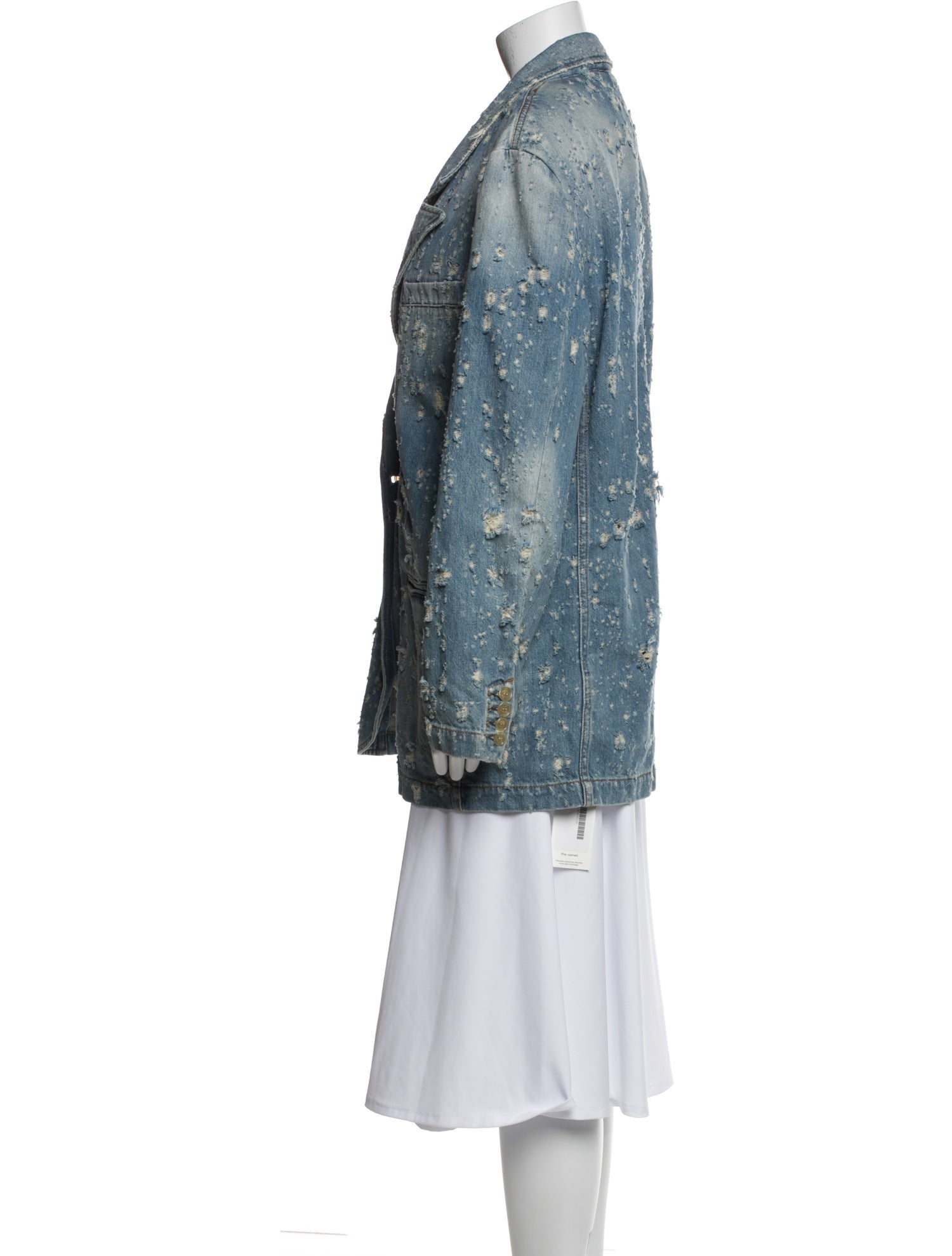 Acne Studios Printed Denim Jacket