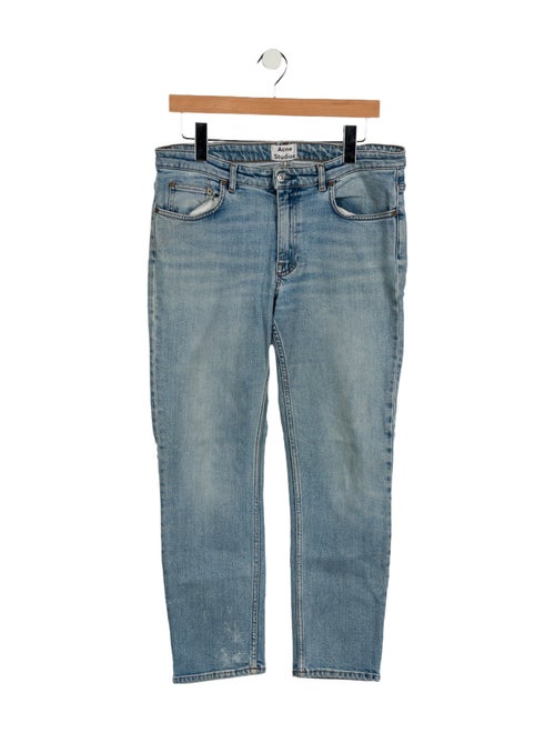Acne Studios Mid-Rise Straight Leg Jeans