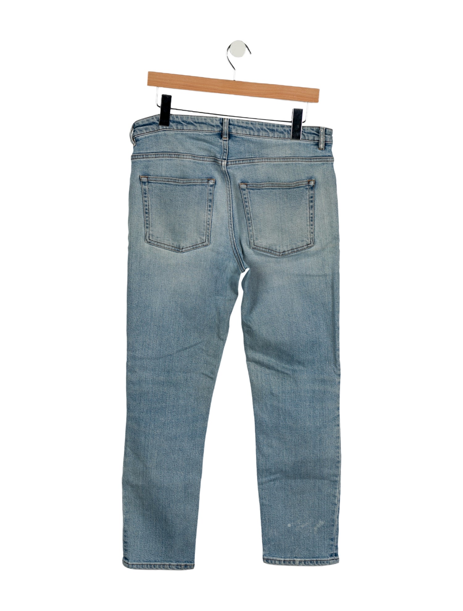 Acne Studios Mid-Rise Straight Leg Jeans
