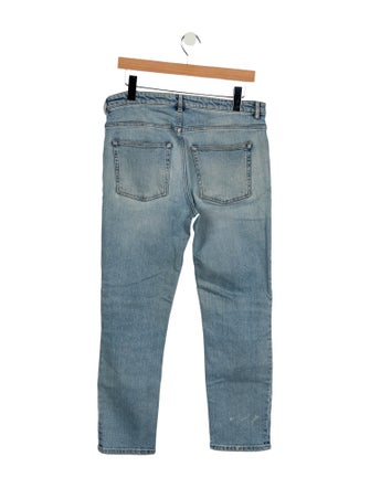 Acne Studios Mid-Rise Straight Leg Jeans