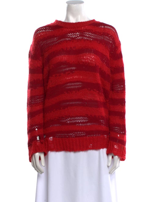 Acne Studios Striped Bateau Neckline Sweater