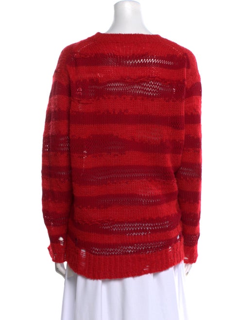 Acne Studios Striped Bateau Neckline Sweater