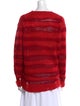 Acne Studios Striped Bateau Neckline Sweater