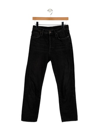 Acne Studios Mid-Rise Straight Leg Jeans