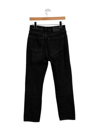 Acne Studios Mid-Rise Straight Leg Jeans