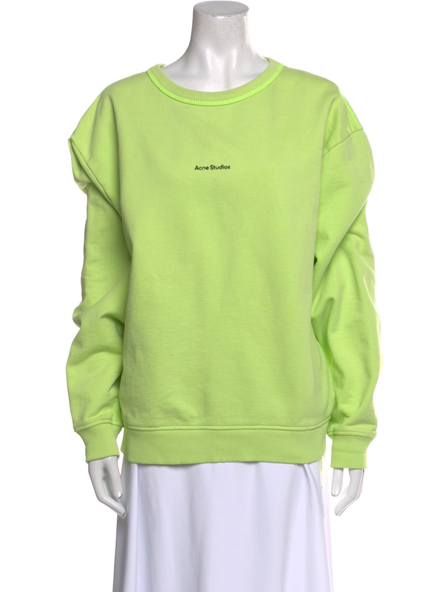 Acne Studios Crew Neck Long Sleeve Sweatshirt