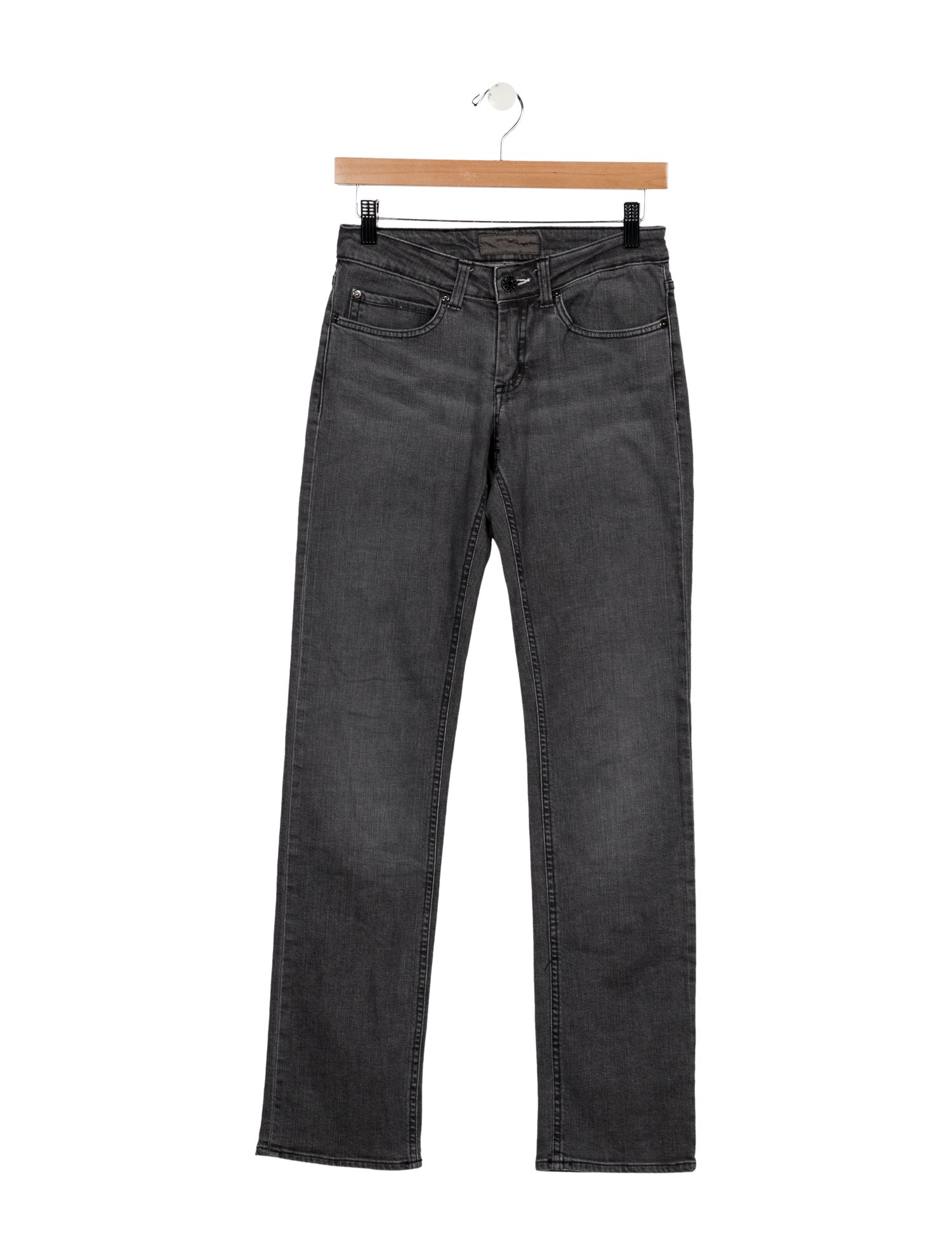 Acne Studios Low-Rise Straight Leg Jeans