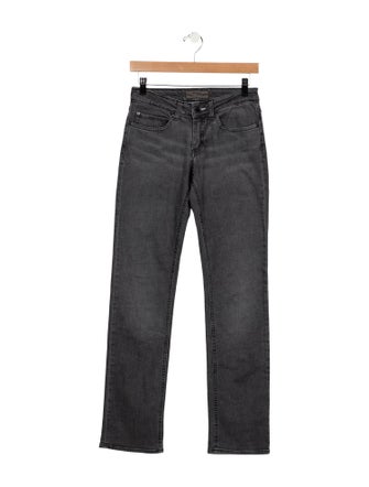 Acne Studios Low-Rise Straight Leg Jeans