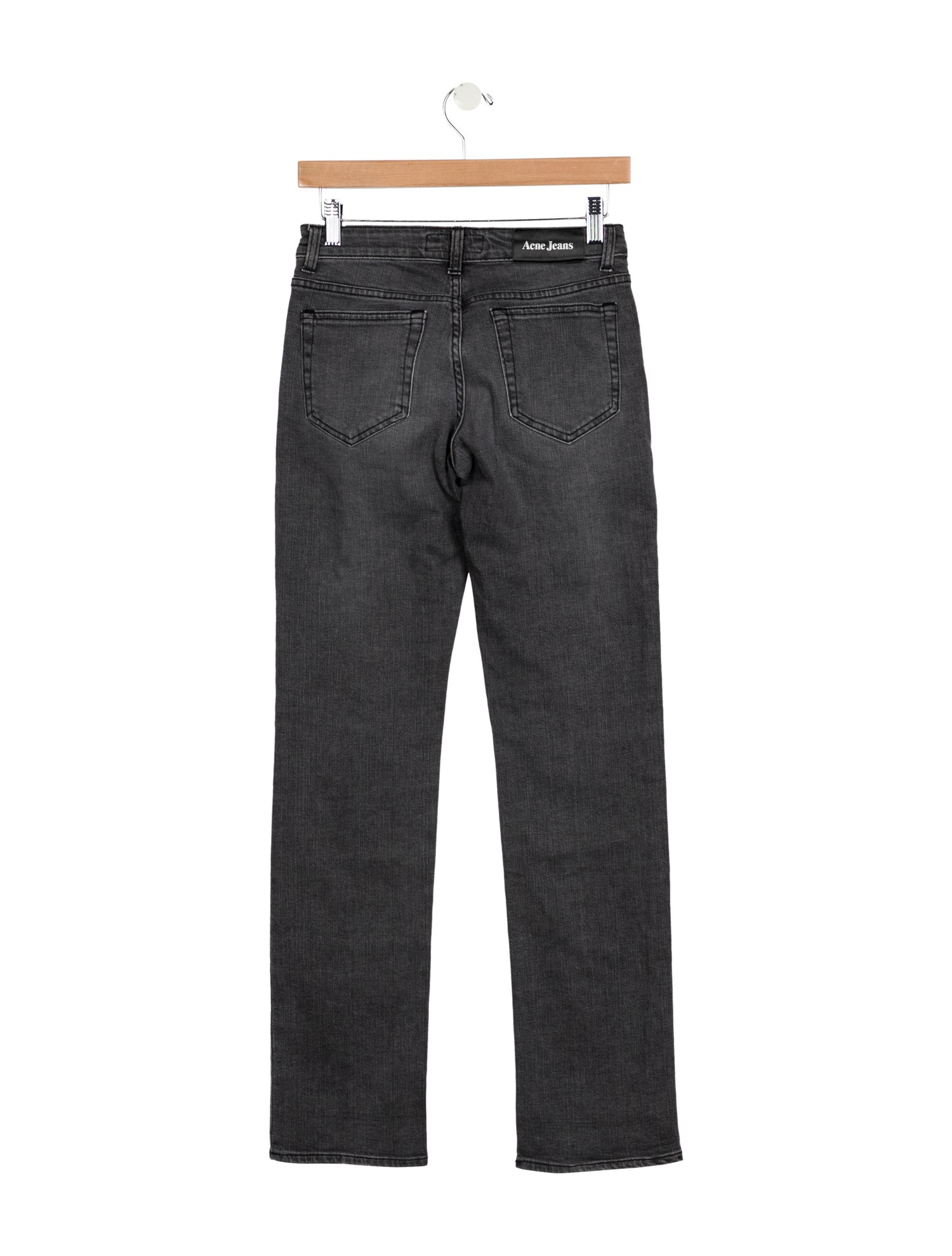 Acne Studios Low-Rise Straight Leg Jeans