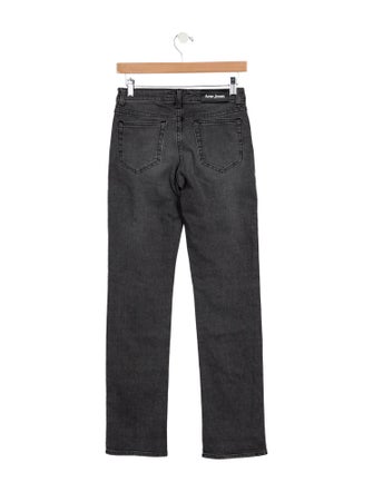 Acne Studios Low-Rise Straight Leg Jeans