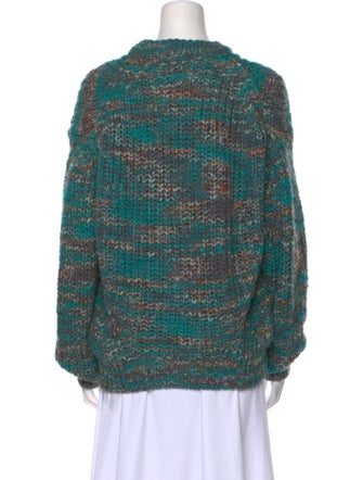 Acne Studios Striped Mock Neck Sweater