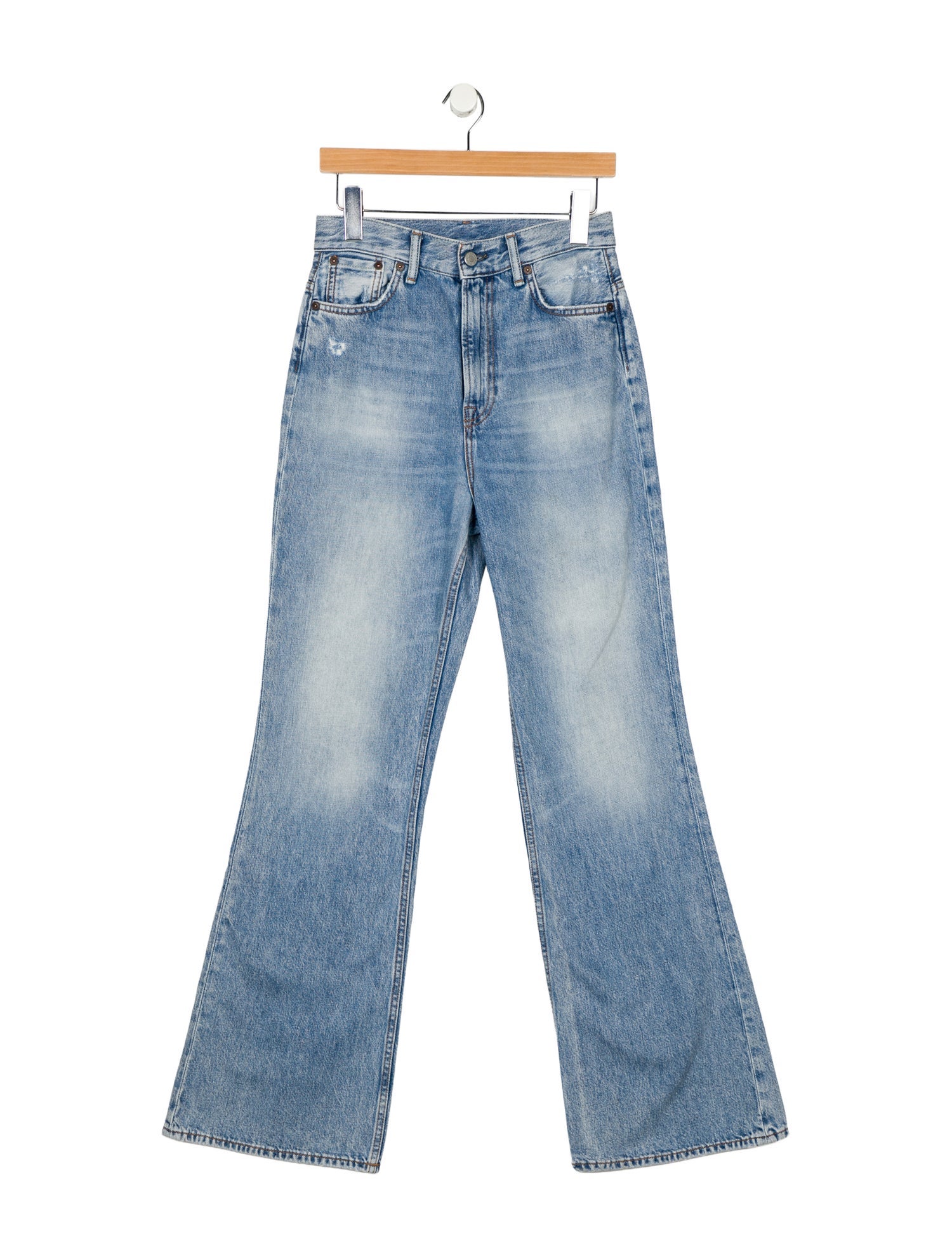 Acne Studios High-Rise Wide Leg Jeans