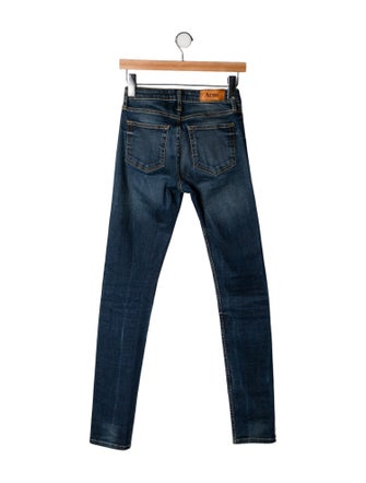 Acne Studios Mid-Rise Skinny Leg Jeans