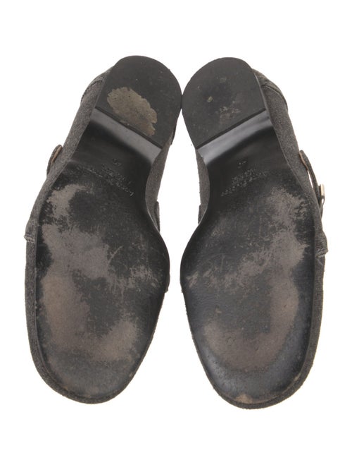 Acne Studios Denim Mary Jane Flats