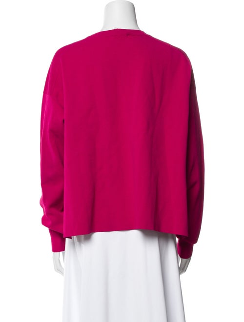 Acne Studios Crew Neck Long Sleeve Sweatshirt