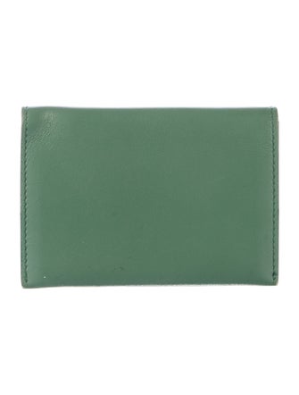 Acne Studios Leather Graphic Print Card Holder