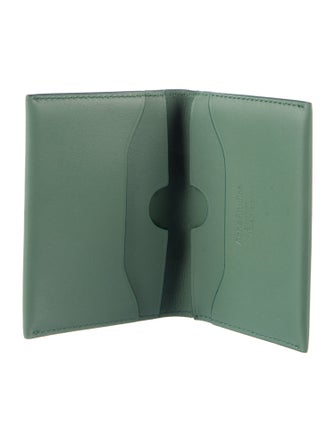Acne Studios Leather Graphic Print Card Holder