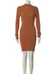 Acne Studios Turtleneck Mini Dress
