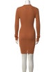 Acne Studios Turtleneck Mini Dress
