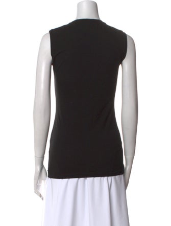 Acne Studios Crew Neck Sleeveless Top
