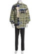 Acne Studios Plaid Print Long Sleeve Shirt