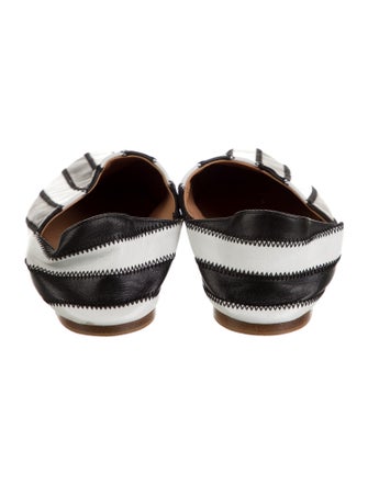 Acne Studios Leather Striped Loafers