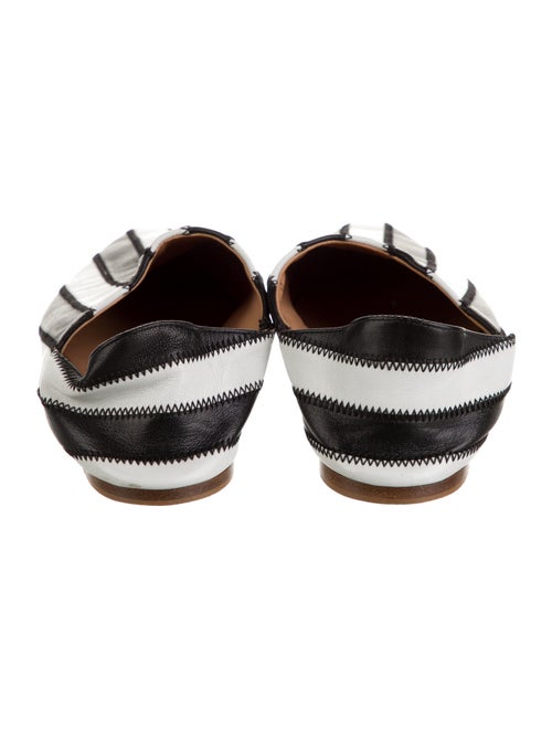 Acne Studios Leather Striped Loafers