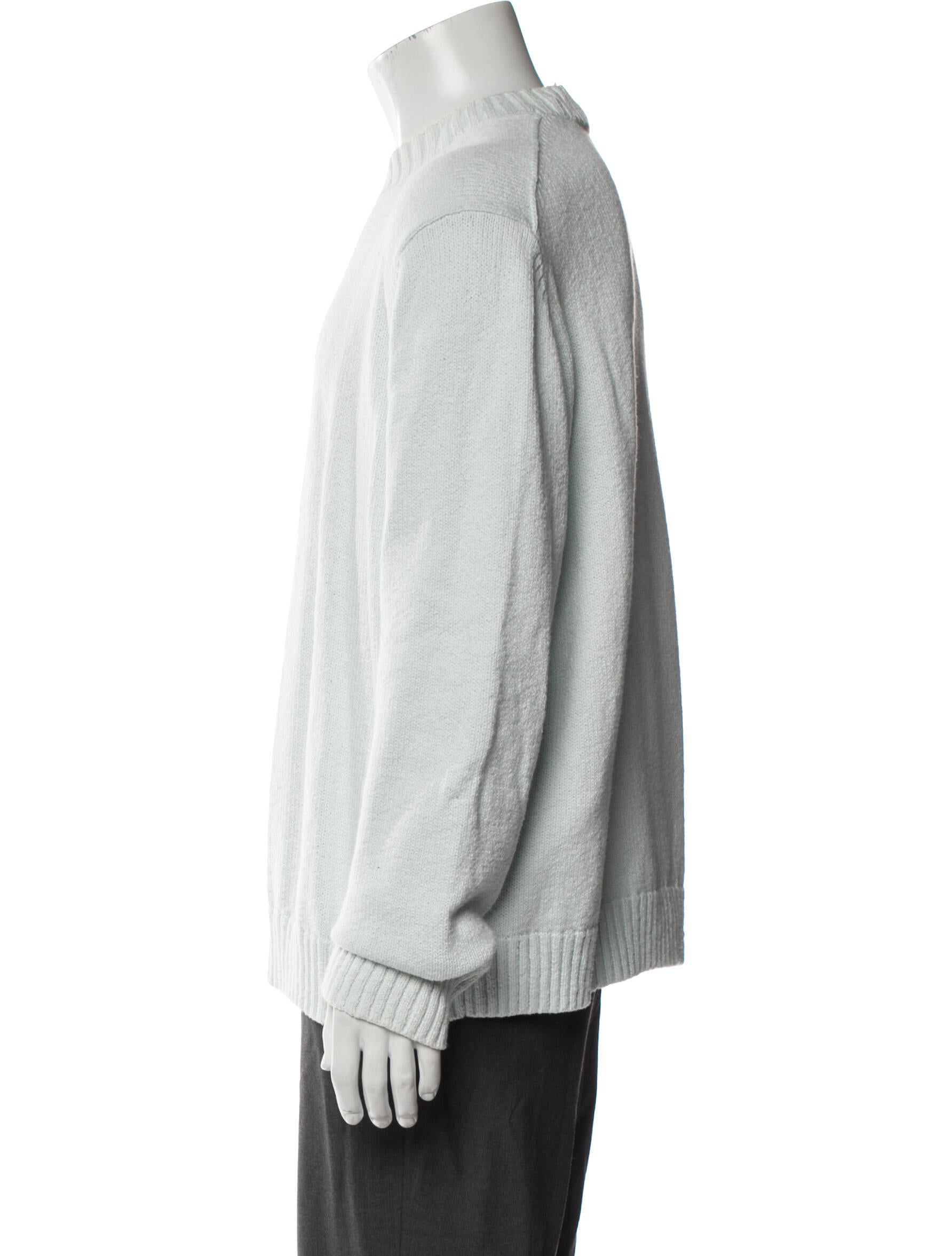 Acne Studios Mock Neck Long Sleeve Polo Sweater