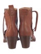Acne Studios Leather Western Boots