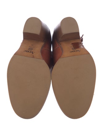 Acne Studios Leather Western Boots