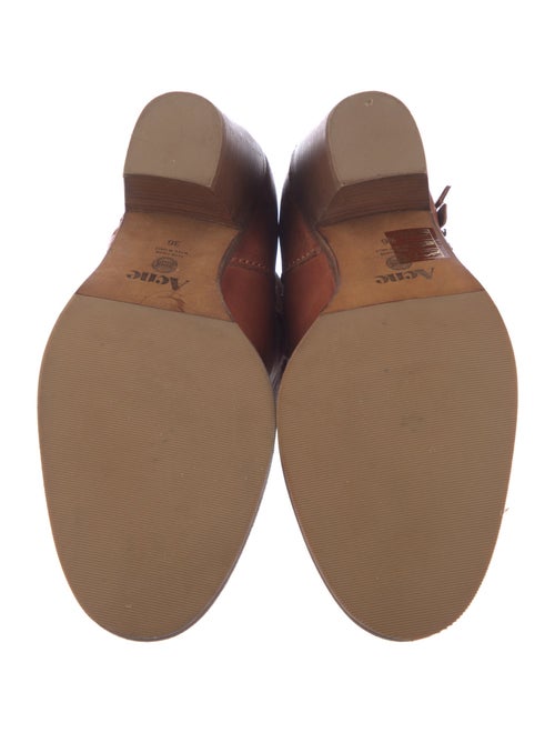 Acne Studios Leather Western Boots