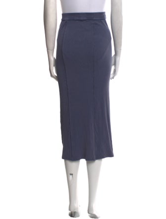 Acne Studios Embroidered Accent Midi Length Skirt