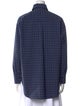 Acne Studios Plaid Print Long Sleeve Button-Up Top