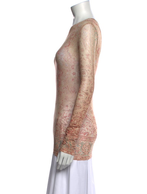 Acne Studios Printed Crew Neck Top