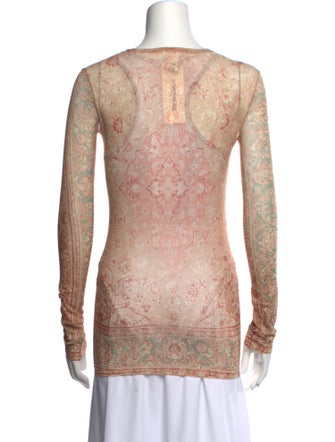 Acne Studios Printed Crew Neck Top