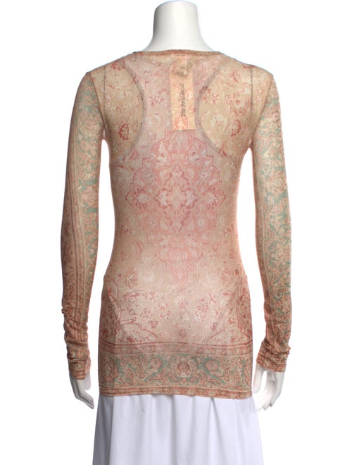 Acne Studios Printed Crew Neck Top