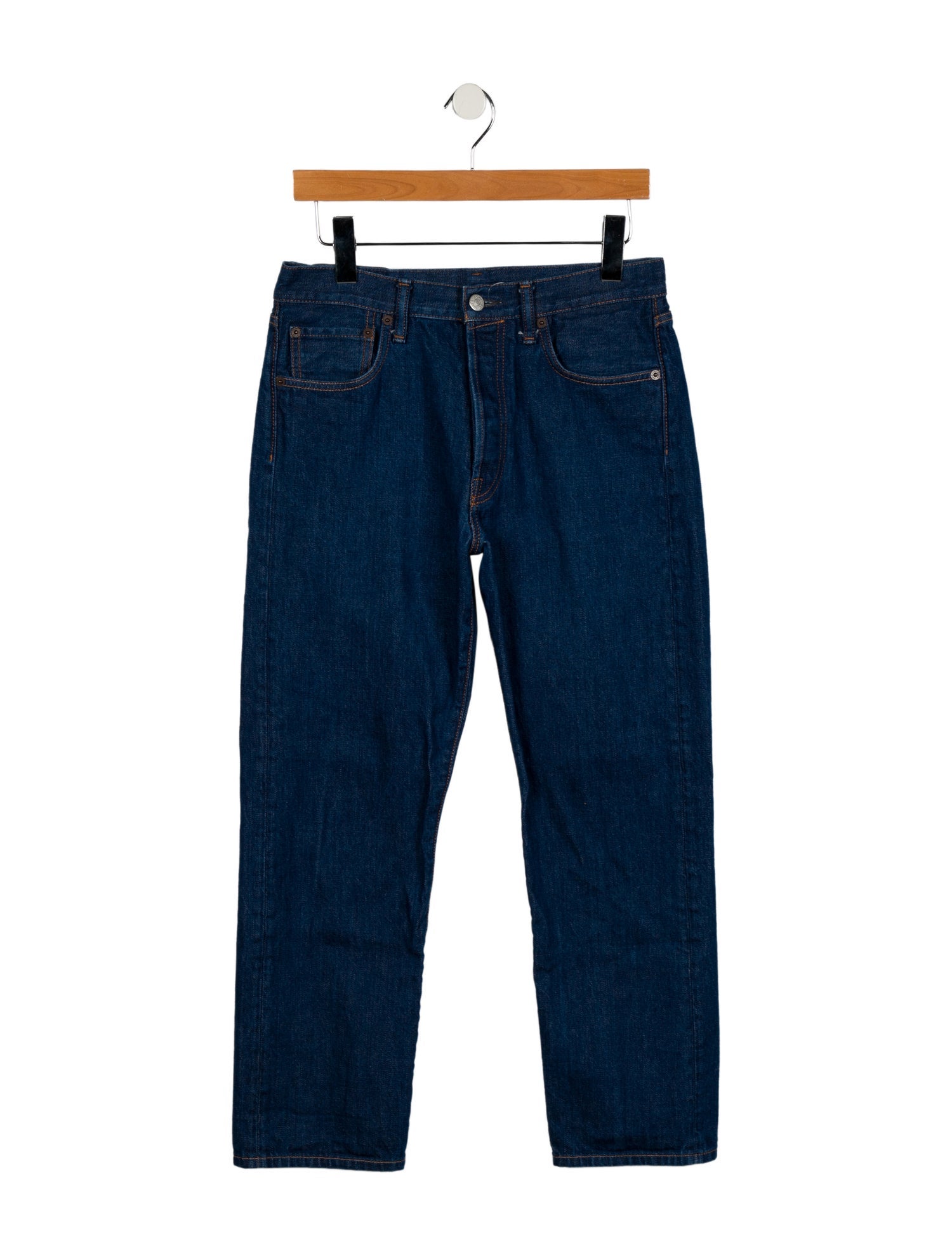 Acne Studios Mid-Rise Straight Leg Jeans