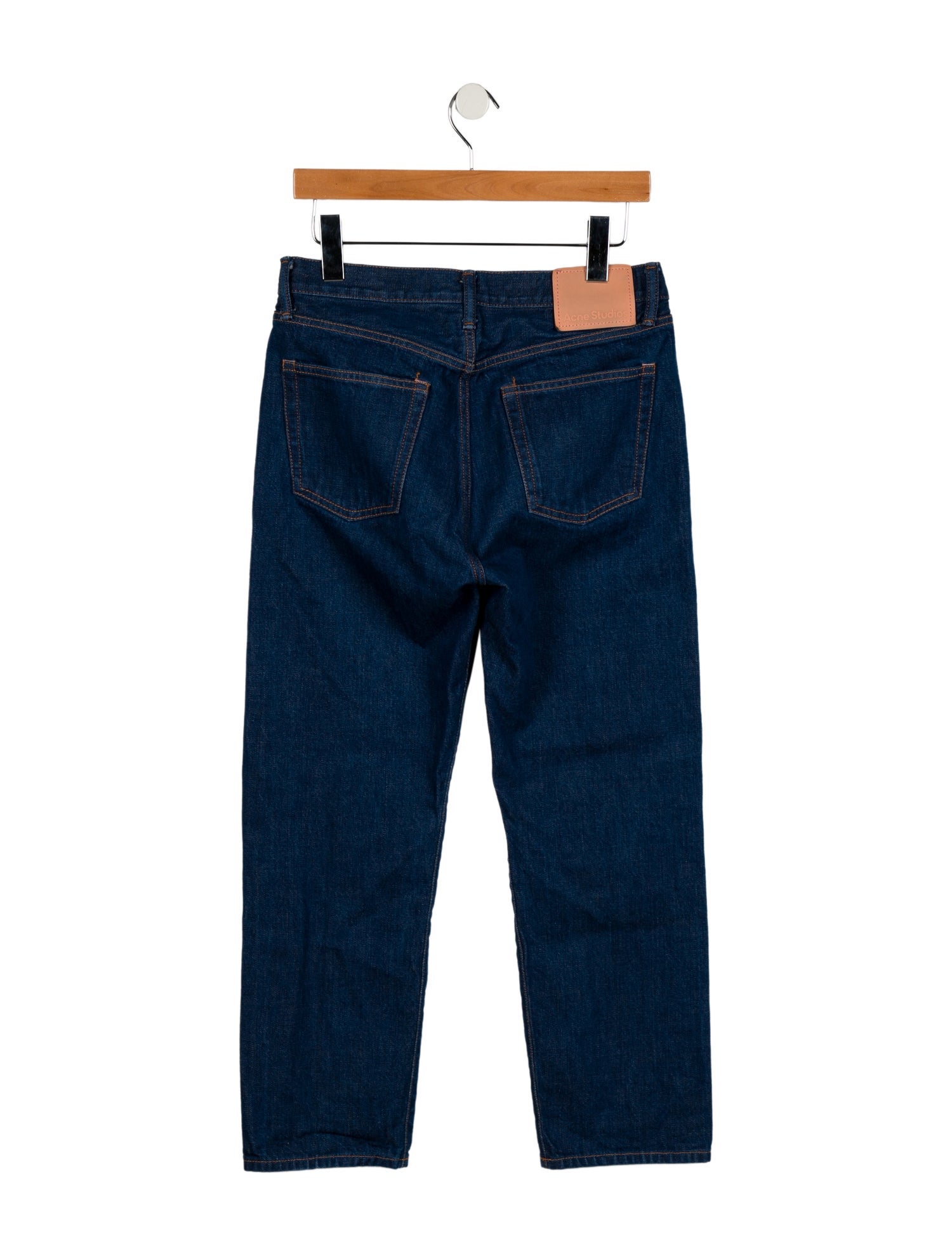 Acne Studios Mid-Rise Straight Leg Jeans